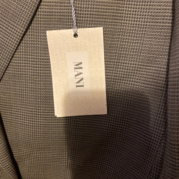 New  With tag Mani by Giorgio Armani Men' pure Virgin Wool Blazer 43 Long - Picture 13 of 14